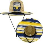Corona Logo Lifeguard Straw Hat with Large Brim