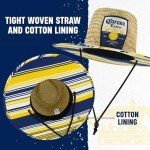 Corona Logo Lifeguard Straw Hat with Large Brim