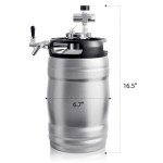 1.3 Gal Pressurized Beer Keg Growler Dispenser