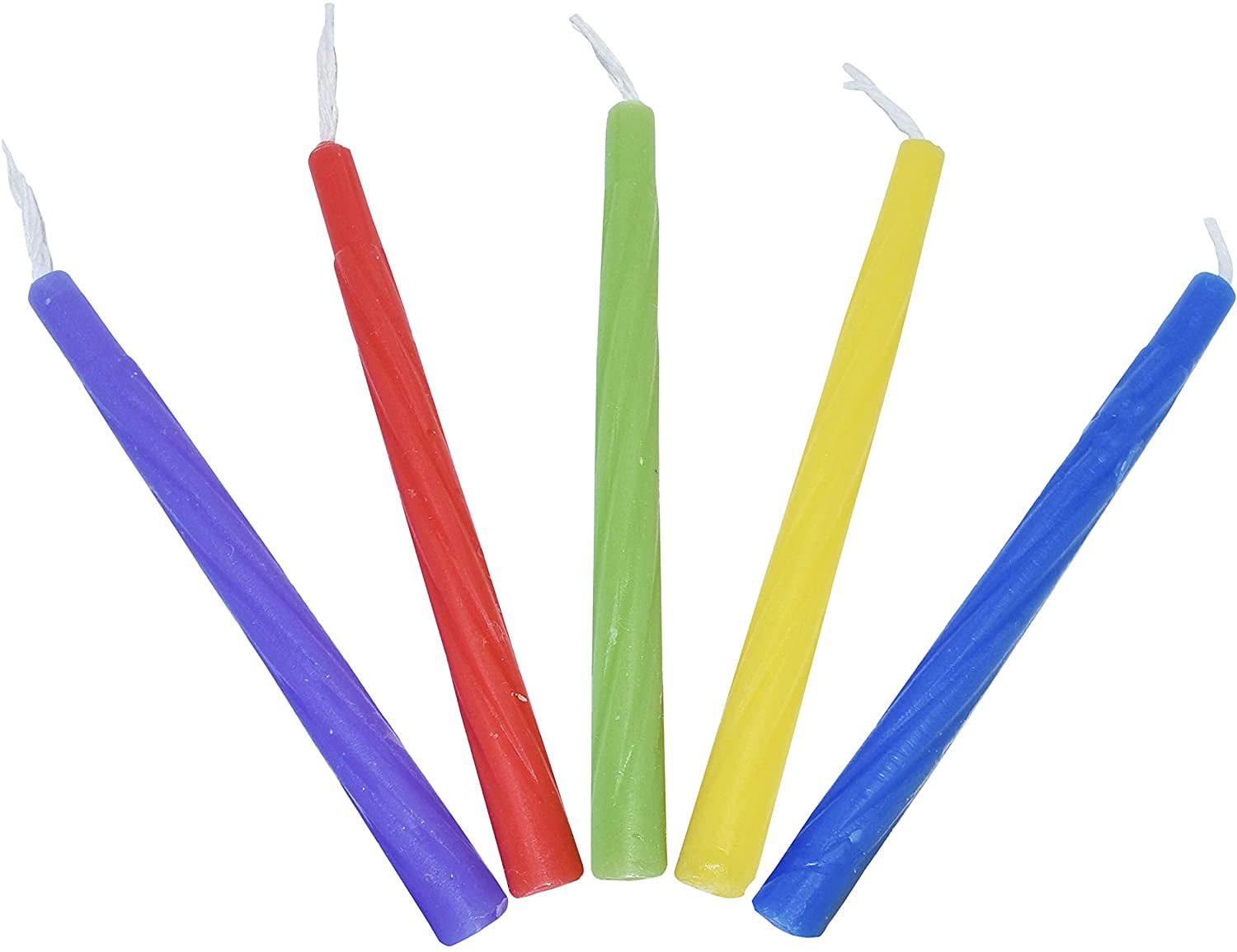 Ner Mitzvah Hanukkah Candles - Multicolor (44 Count)