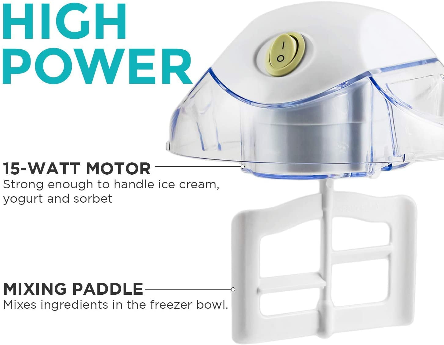 Electric Ice Cream Maker for Homemade Desserts