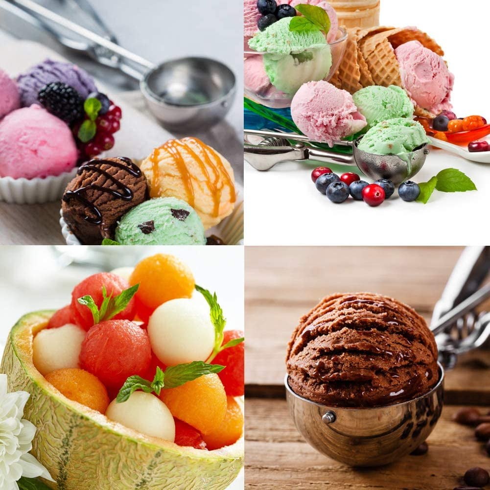 Stainless Steel Ice Cream Scoop with Trigger