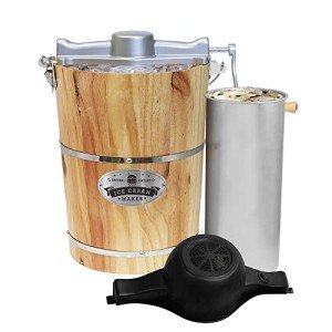 Gourmet 6 Quart Vintage Electric Ice Cream Maker