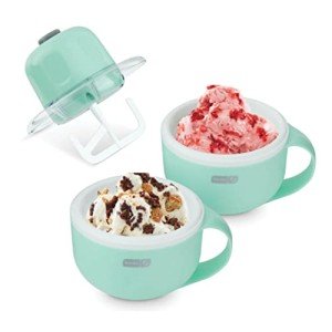DASH My Mug Aqua Ice Cream Maker & Bowls