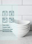 Teocera White Porcelain Dessert Bowls Set of 6