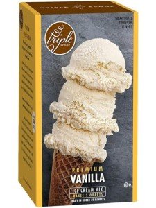 Triple Scoop Vanilla Ice Cream Mix Starter
