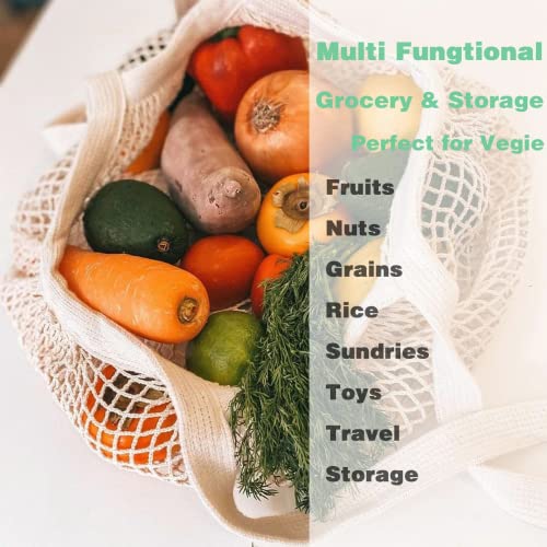 Cotton Mesh Produce Bags for Eco-Shopping