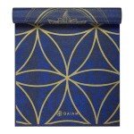 Gaiam Premium Print Yoga Mat Reversible & Thick