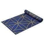Gaiam Premium Print Yoga Mat Reversible & Thick