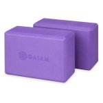 Non-Slip Yoga Blocks, 2-Pack (Purple)