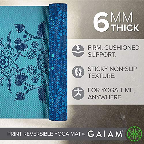 Yoga Mat Reversible 6mm Mystic Sky