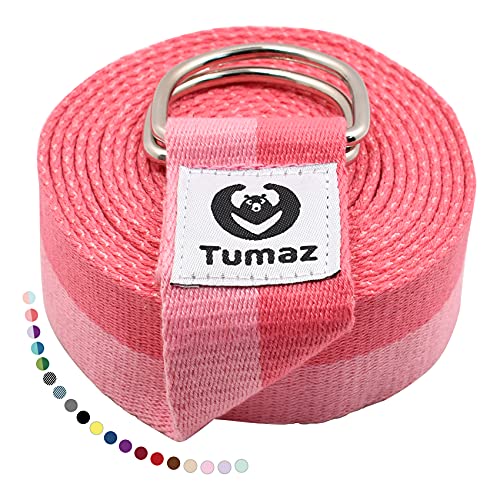 Tumaz Yoga Strap, 15+ Colors, 6-10 Feet