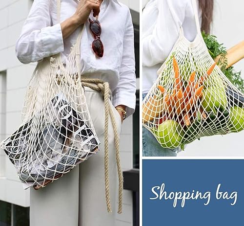 Cotton Mesh Produce Bags for Eco-Shopping