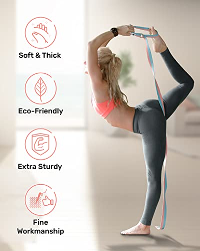 Tumaz Yoga Strap, 15+ Colors, 6-10 Feet