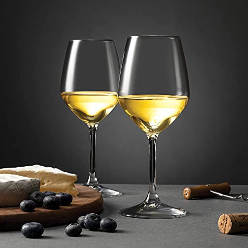 Italian White Wine Glass Set for Parties & Weddings