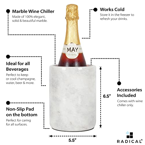 Handmade Marble Wine Chiller for Champagne