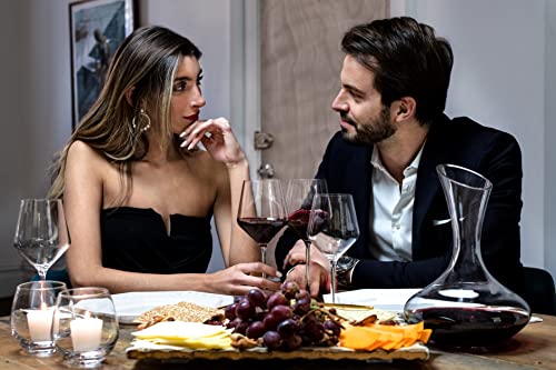 JoyJolt Stemless Wine Glasses (Set of 4)