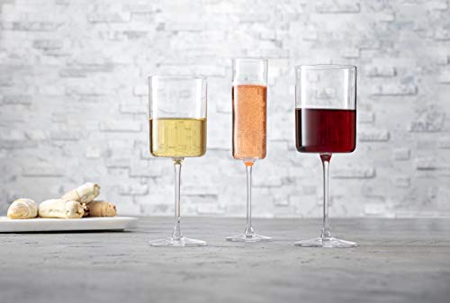 JoyJolt Claire Red Wine Glass Set - 14oz