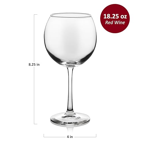 Libbey Vina Set of 6 Red Wine Glasses