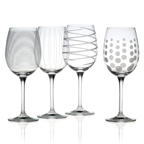 Mikasa Cheers Set of 4 White Wine Glasses