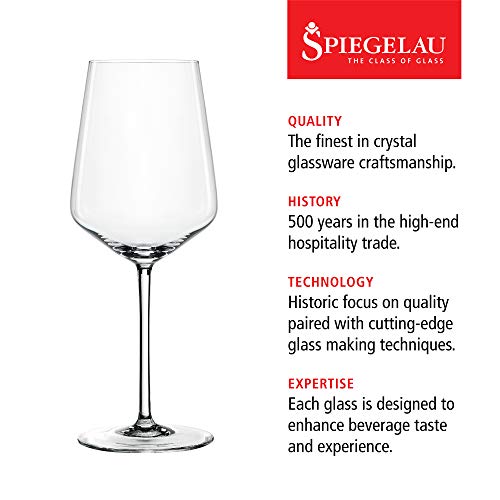 Spiegelau Style Classic White Wine Glasses Set of 4