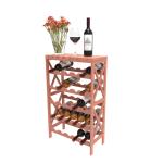 25-Bottle Wine Rack with Tabletop by Lavish Home
