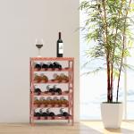 25-Bottle Wine Rack with Tabletop by Lavish Home