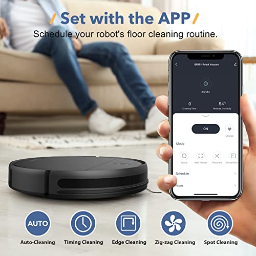 MAMNV WiFi Robotic Vacuum and Mop Combo