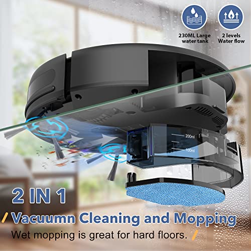 MAMNV WiFi Robotic Vacuum and Mop Combo