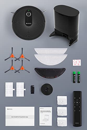 WiFi Robot Vacuum, Self-Emptying, 3kPa Suction, Ultra-Slim Quiet