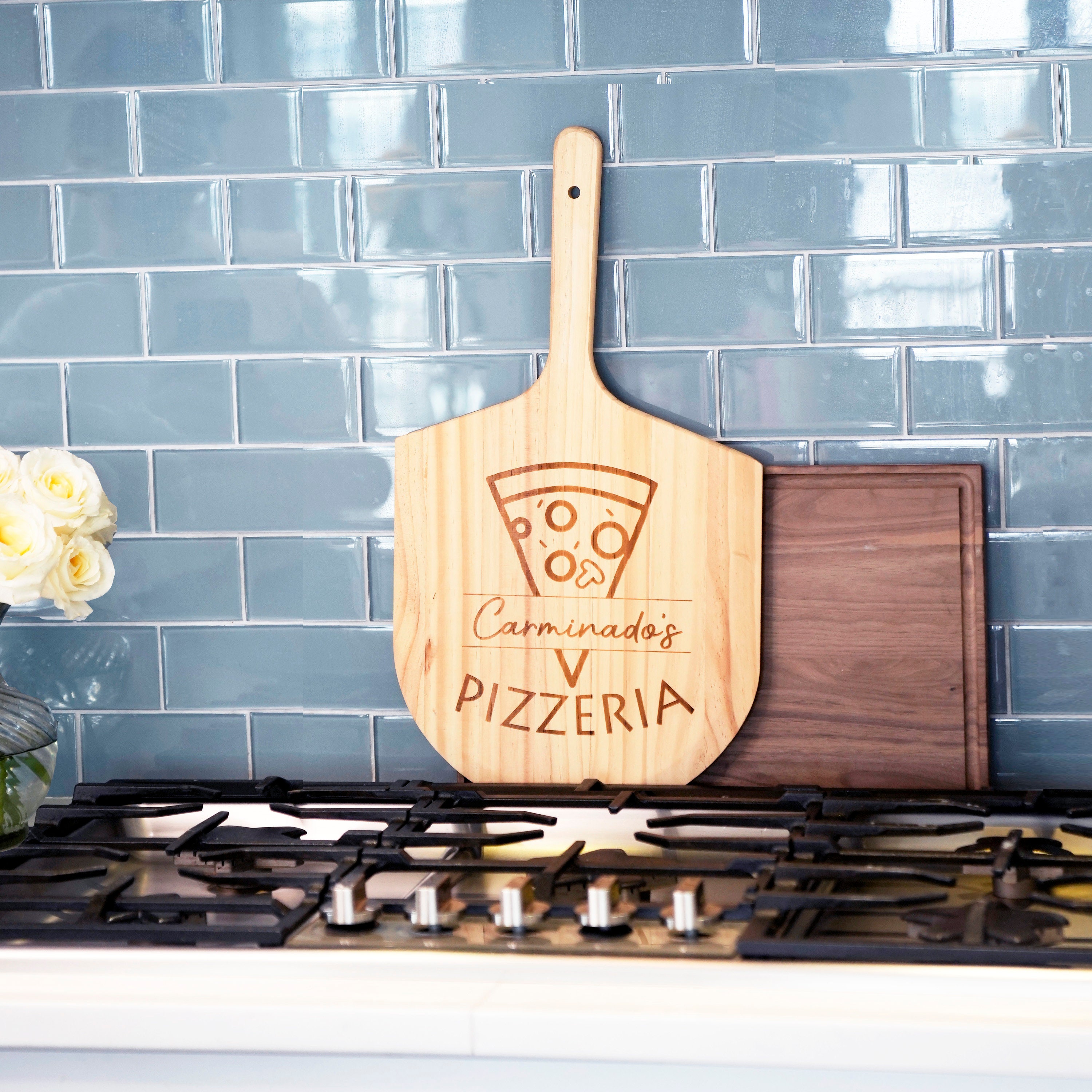 Custom Name Pizza Peel for Kitchen Chef