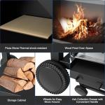 Firewood Pizza Grill for Outdoor Cooking
