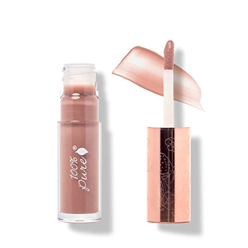 Pink Caramel Tinted Lip Gloss - Organic, Moisturizing & Sheer