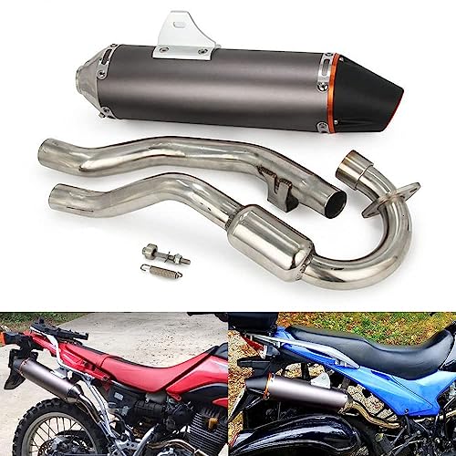 Motorcycle Slip On Full Exhaust Muffler Pipe System Stainless Steel For CRF230F 2003-2013 CRF150F 2003-2013 HAWK 250 Enduro Dirt Pit Bike Titanium