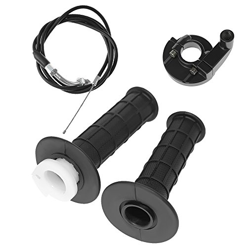 7/8" Twist Throttle Handle Grip Cable for Dirt Bike Quad ATV Pit 50cc 125cc 150 250 125cc & 140cc 4-stroke Mini Bike Pocket Bike Twist Throttle Cable