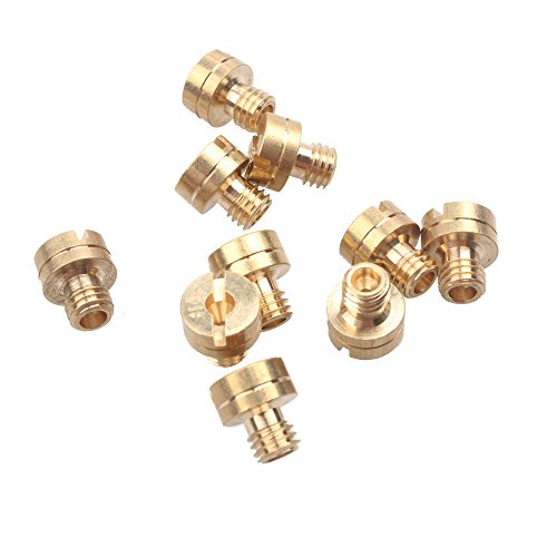 Carburetor Jet Kit - VM22, VM24, VM26, VM30 Kit Replacement - Rejet Kit Compatible with 125, 150, 200, 250cc Dirt Pit Bike - 10-Pack with 88, 90, 95, 98, 100, 105, 110, 115, 120 & 125