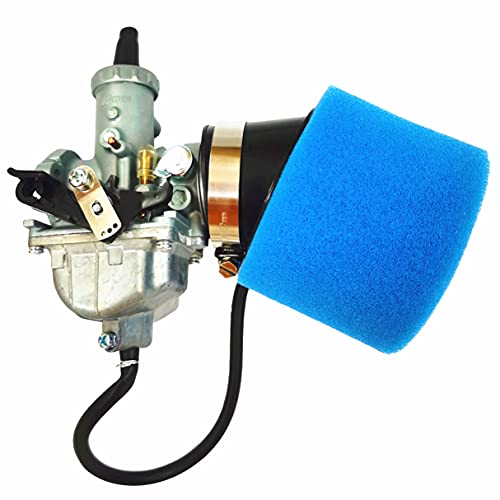 Mikuni VM26 30mm Carb Carburetor PZ30 200cc 250cc Hawk Go-kart Taotao SunL JCL JetMoto Kazuma Baja Quad ATV Dirt CRF KLX TTR XR Pit Dirt Bike Motocross(blue)