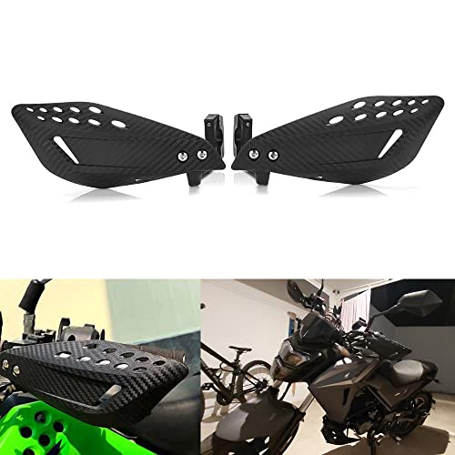 Kucehiup Motorcycle Handguards 7/8" 22mm Universal Hand Guards Black