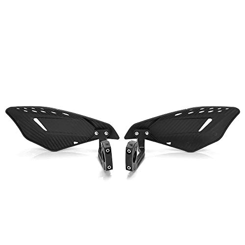Kucehiup Motorcycle Handguards 7/8" 22mm Universal Hand Guards Black