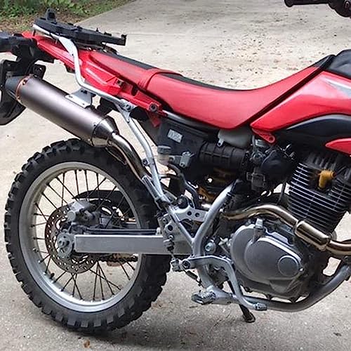 Motorcycle Slip On Full Exhaust Muffler Pipe System Stainless Steel For CRF230F 2003-2013 CRF150F 2003-2013 HAWK 250 Enduro Dirt Pit Bike Titanium