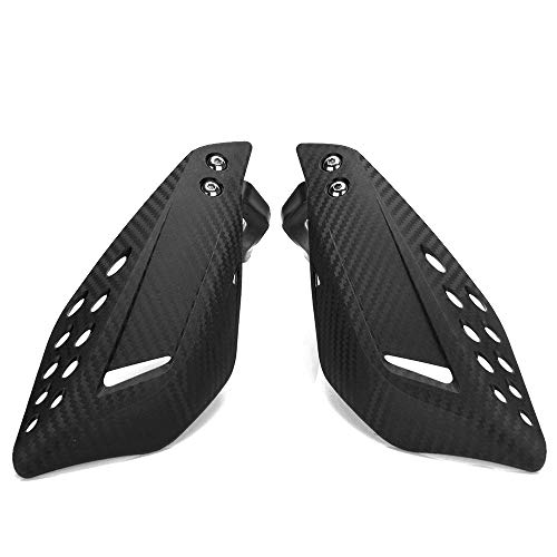 Kucehiup Motorcycle Handguards 7/8" 22mm Universal Hand Guards Black