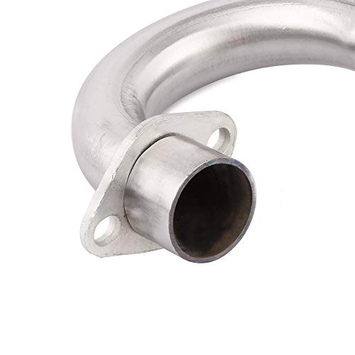 JFG RACING Motorcycle Slip On Exhaust Muffler Pipe Full System for CRF150F CRF230F 2003-2017 Motocross