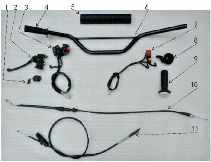 RPS Hawk 250 Throttle Housing (#8 in diagram)