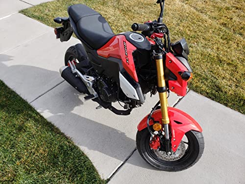 Ride IT PT-GROM Short Brake Clutch Levers for GROM MSX125 Monkey 2014-2022,Hawk 250 2019-2020,Rebel 250 CMX-Red
