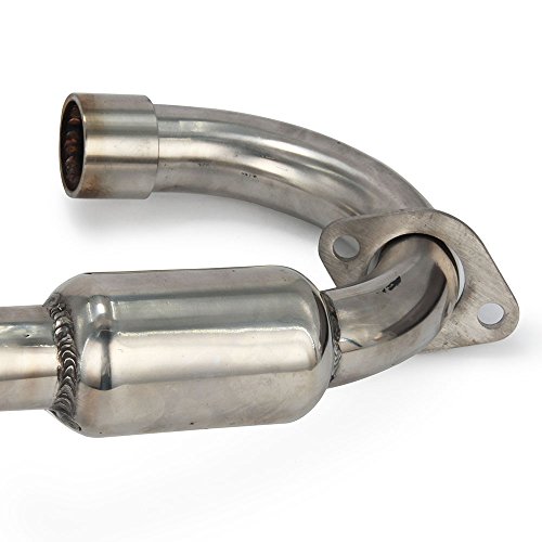Motorcycle Slip-On Full Exhaust Muffler System For CRF150F CRF230F 2003-2013 HAWK 250 TAOTAO TBR7 Enduor - Titanium