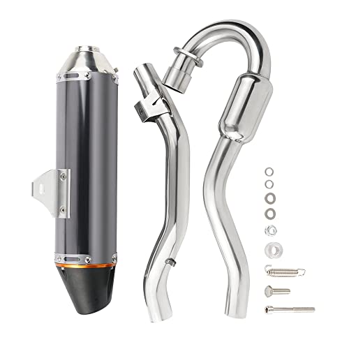 NICECNC Titanium Slip-On Full Muffler Escape System Compatible with Honda CRF150F CRF230F 2003 2004 2005 2006 2007 2008 2009 2010 2011 2012 2013 2014 2015 2016