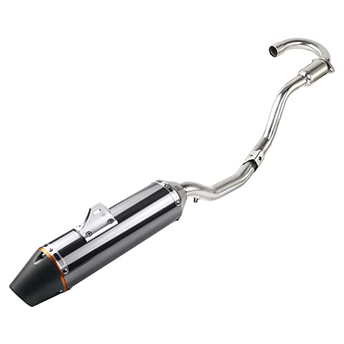 NICECNC Titanium Slip-On Full Muffler Escape System Compatible with Honda CRF150F CRF230F 2003 2004 2005 2006 2007 2008 2009 2010 2011 2012 2013 2014 2015 2016