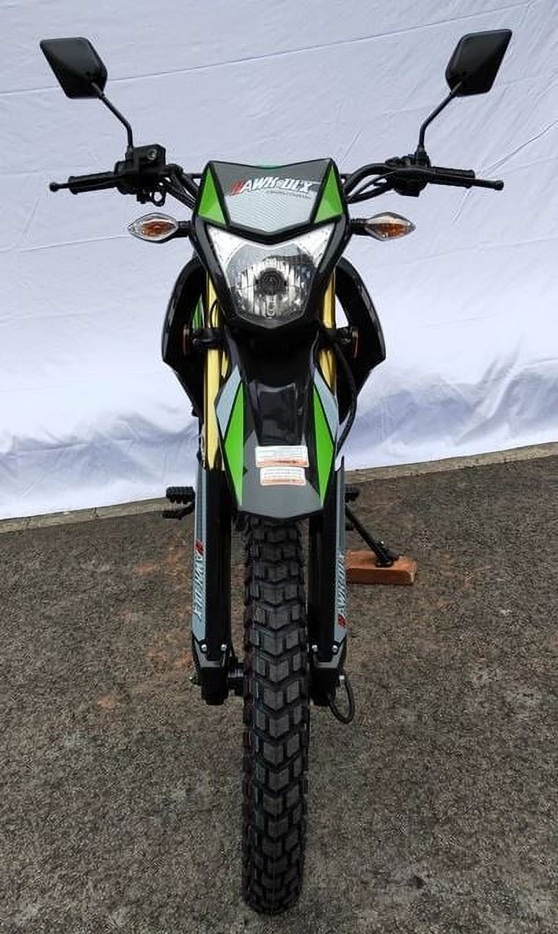GREEN - HAWK DLX 250CC DOT BIKE, FULLY LOADED EFI MODEL FOR SALE