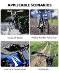 JFG RACING Motorcycle Universal Handguards Dirt Bike Hand Guards For Sur Ron ATV Pit Bike off Road Motocross Enduro MX- Black