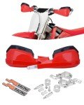 JFG RACING Handguards Dirt Bike Hand Guards - Universal For 7/8in And 1 1/8in Handlebar - For Dirt Bike For Motocross Enduro Supermoto(Red)